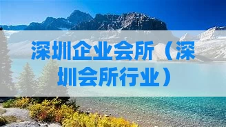 深圳企业会所（深圳会所行业）