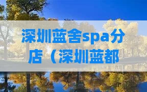 深圳蓝舍spa分店（深圳蓝都休闲会所）