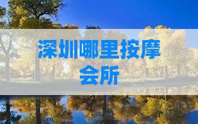 深圳哪里按摩会所
