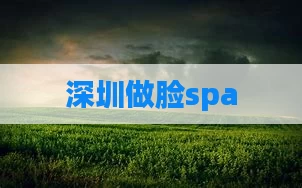 深圳做脸spa