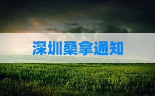 深圳桑拿通知