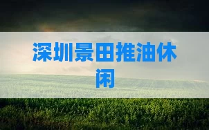 深圳景田推油休闲