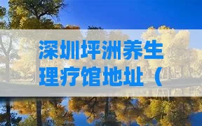 深圳坪洲养生理疗馆地址（深圳坪洲在哪里）