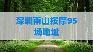 深圳南山按摩95场地址