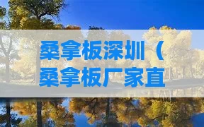 桑拿板深圳（桑拿板厂家直销）