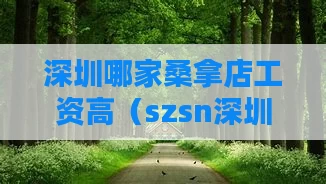 深圳哪家桑拿店工资高（szsn深圳桑拿）